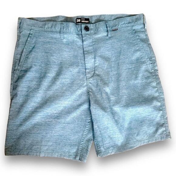 Hurley Men's Marwick Stretchband Walkshort Blue Size 38 Casual Flat Front - Picture 1 of 10